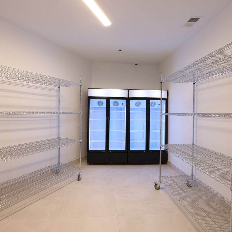 Station 250 secure package room with modern storage system, lockers, and convenient resident mail services Mundelein IL